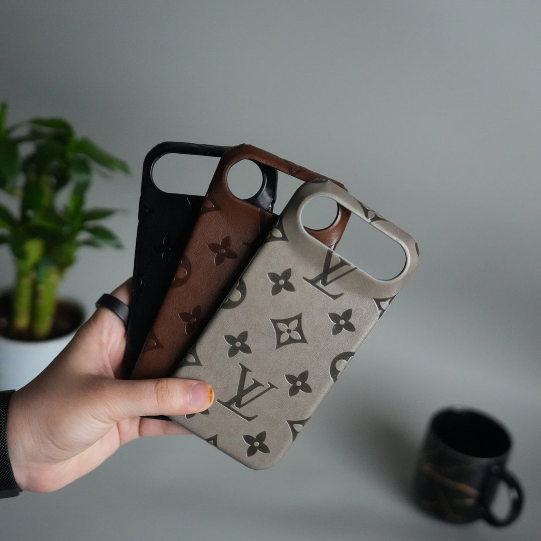 iPhone 17 Air Luxury PU Leather Fashion Brand Case Cover