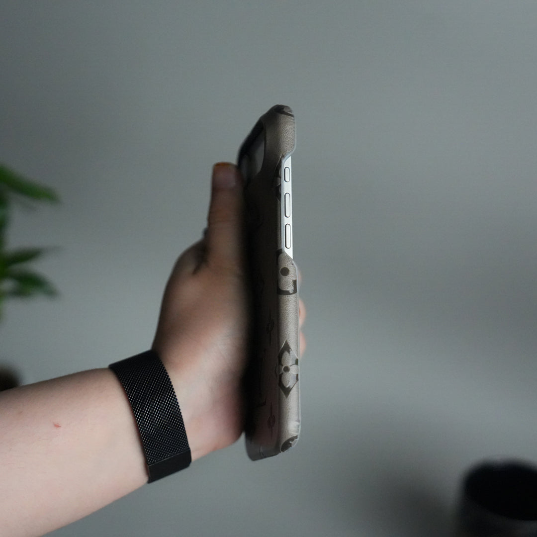 iPhone 17 Air Luxury PU Leather Fashion Brand Case Cover