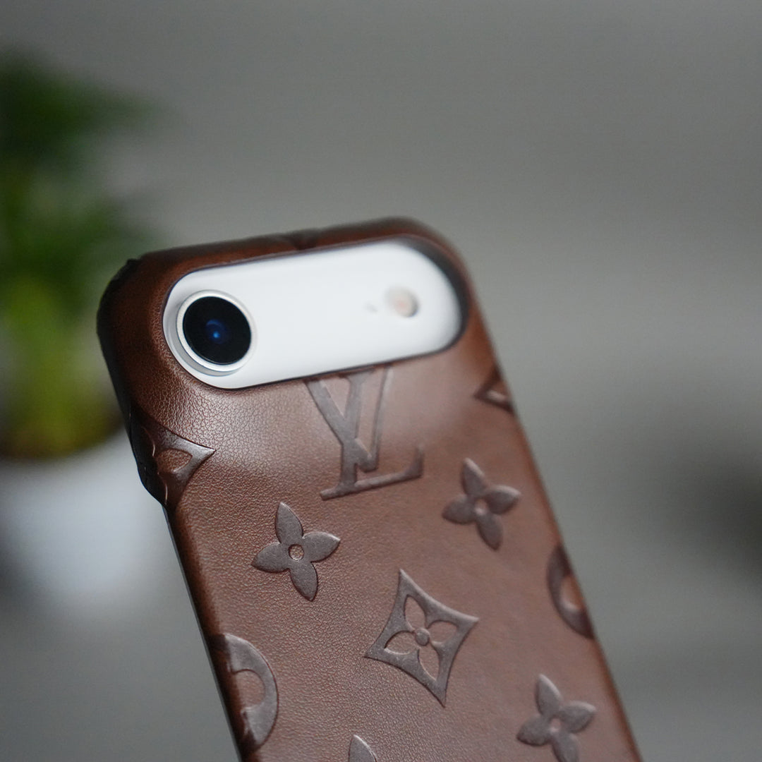 iPhone 17 Air Luxury PU Leather Fashion Brand Case Cover