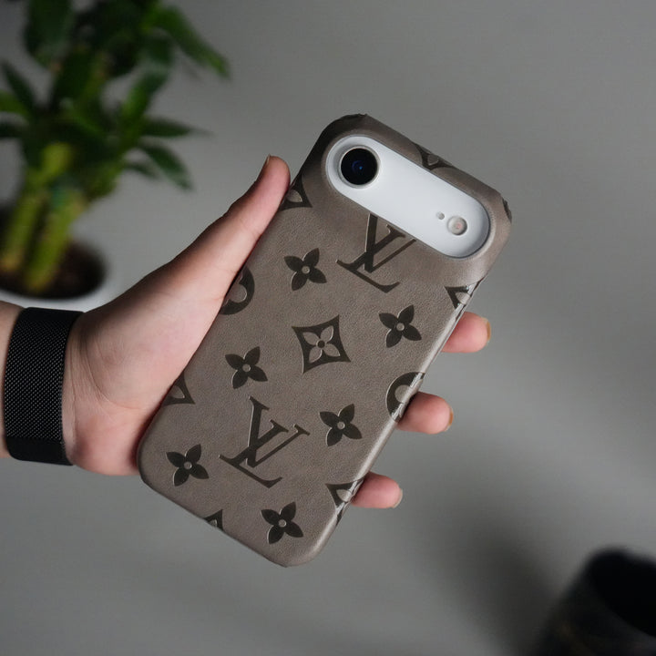 iPhone 17 Air Luxury PU Leather Fashion Brand Case Cover