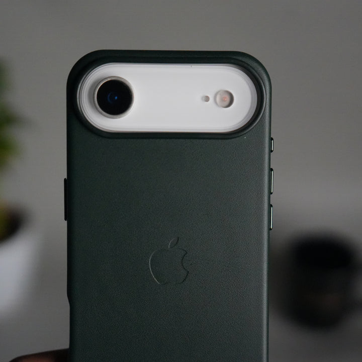 iPhone 17 Air MagSafe PU Leather Back Cover | Premium PU Leather | Slim & Elegant Hard Case