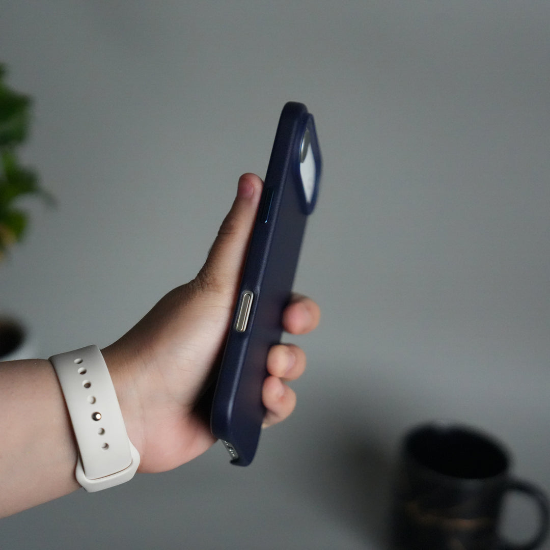 iPhone 17 Air MagSafe PU Leather Back Cover | Premium PU Leather | Slim & Elegant Hard Case