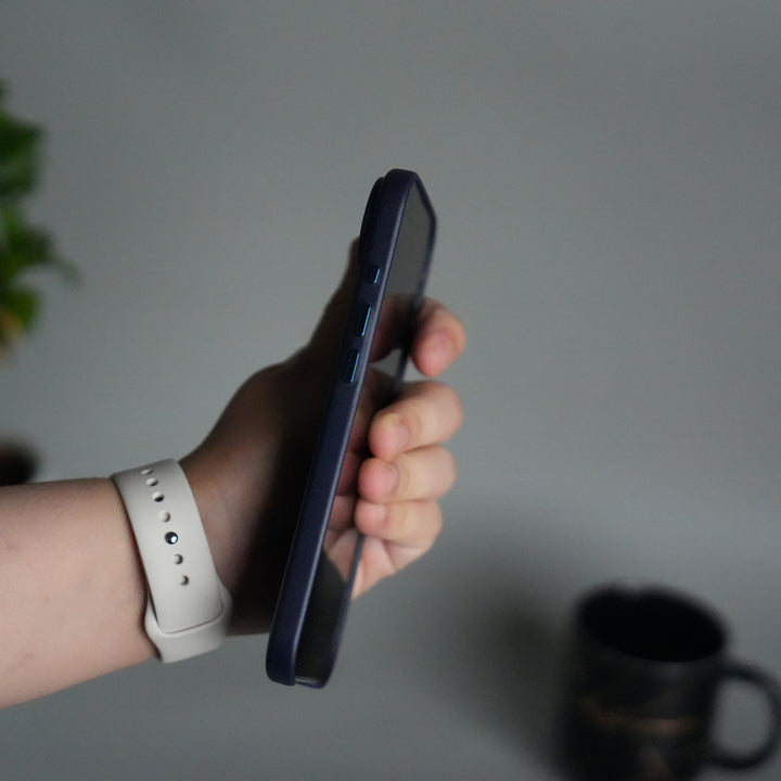 iPhone 17 Air MagSafe PU Leather Back Cover | Premium PU Leather | Slim & Elegant Hard Case