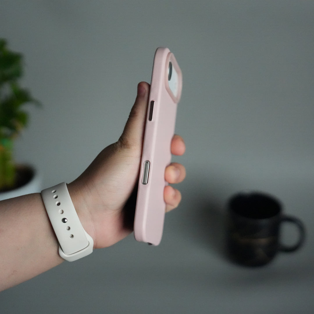 iPhone 17 Air MagSafe PU Leather Back Cover | Premium PU Leather | Slim & Elegant Hard Case