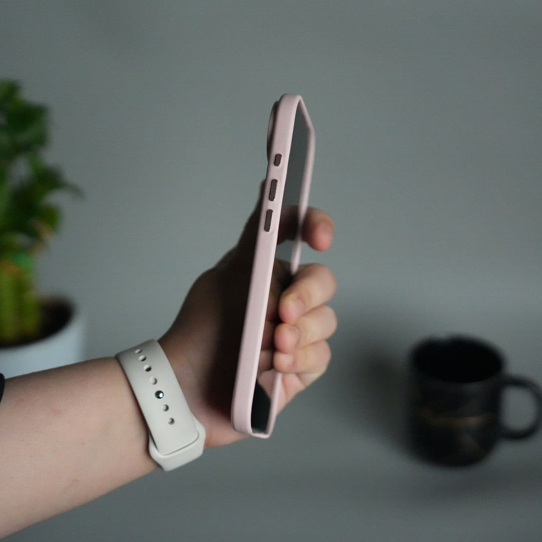 iPhone 17 Air MagSafe PU Leather Back Cover | Premium PU Leather | Slim & Elegant Hard Case