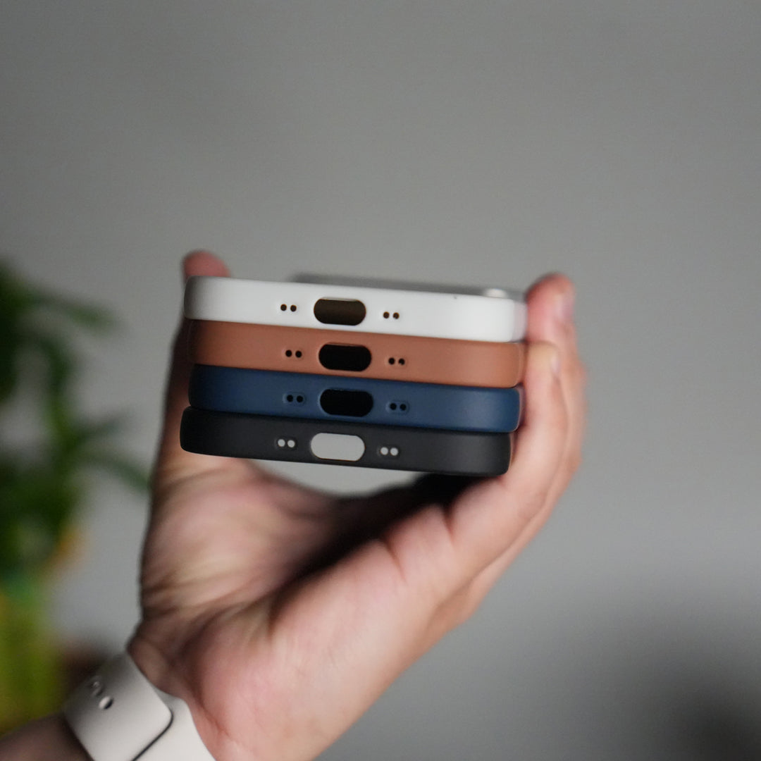 iPhone 17 Air Matte MagSafe Case | Electroplated Camera Frame | Shockproof Back Cover