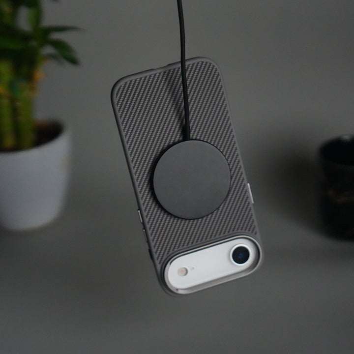 iPhone 17 Air Metal Camera Ring Carbon Fiber Design MagSafe Cover