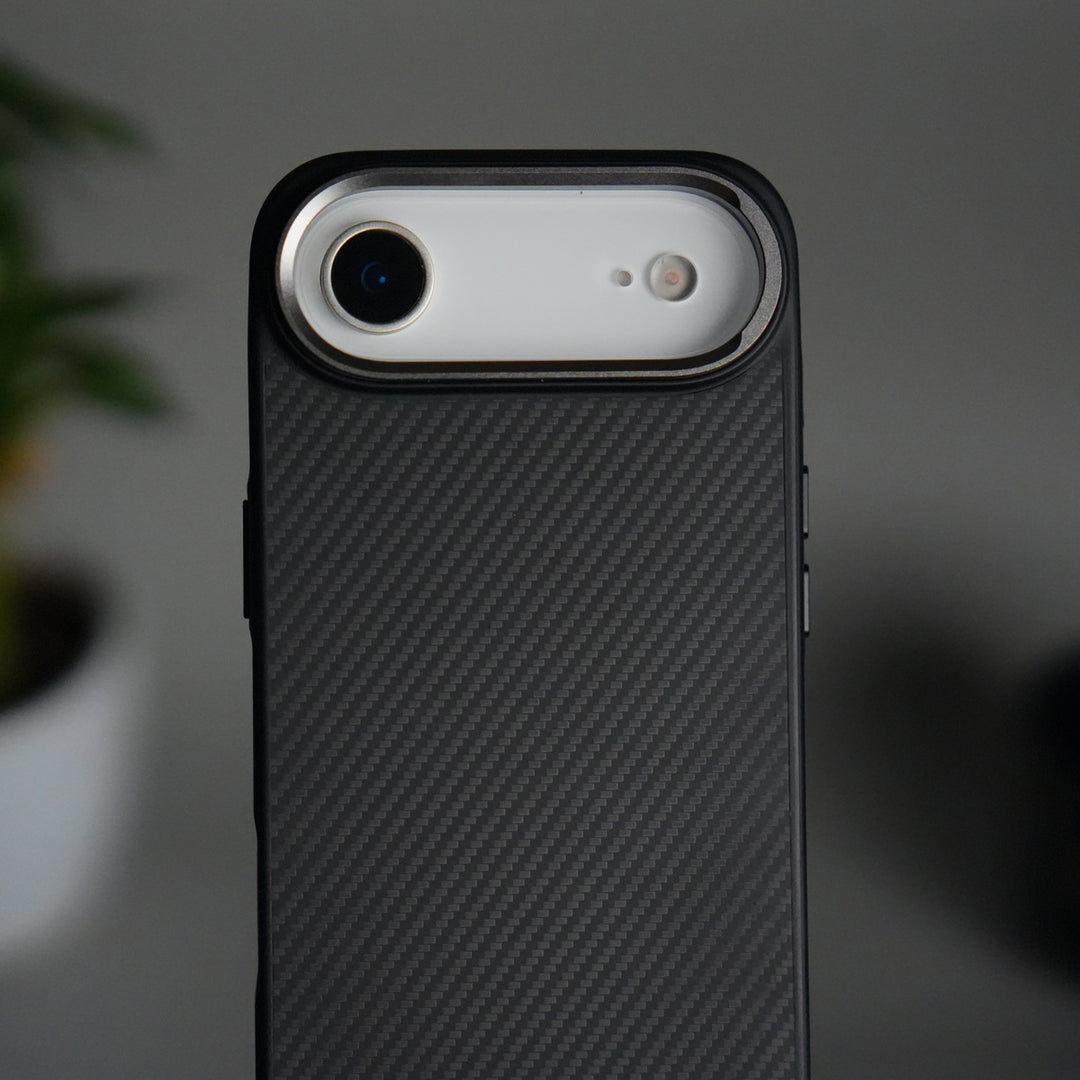 iPhone 17 Air Metal Camera Ring Carbon Fiber Design MagSafe Cover