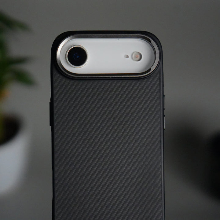 iPhone 17 Air Metal Camera Ring Carbon Fiber Design MagSafe Cover