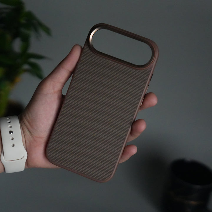 iPhone 17 Air Metal Camera Ring Carbon Fiber Design MagSafe Cover