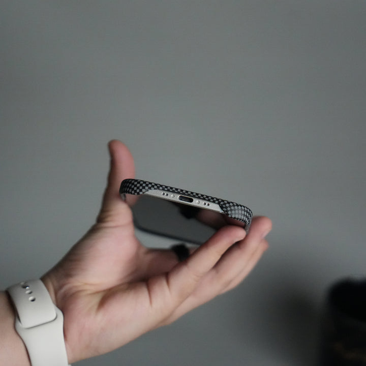 iPhone 17 Air Premium Pattern Back Case with Metal Kickstand | Slim Shockproof Protective Cover