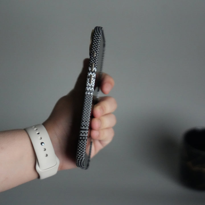 iPhone 17 Air Premium Pattern Back Case with Metal Kickstand | Slim Shockproof Protective Cover