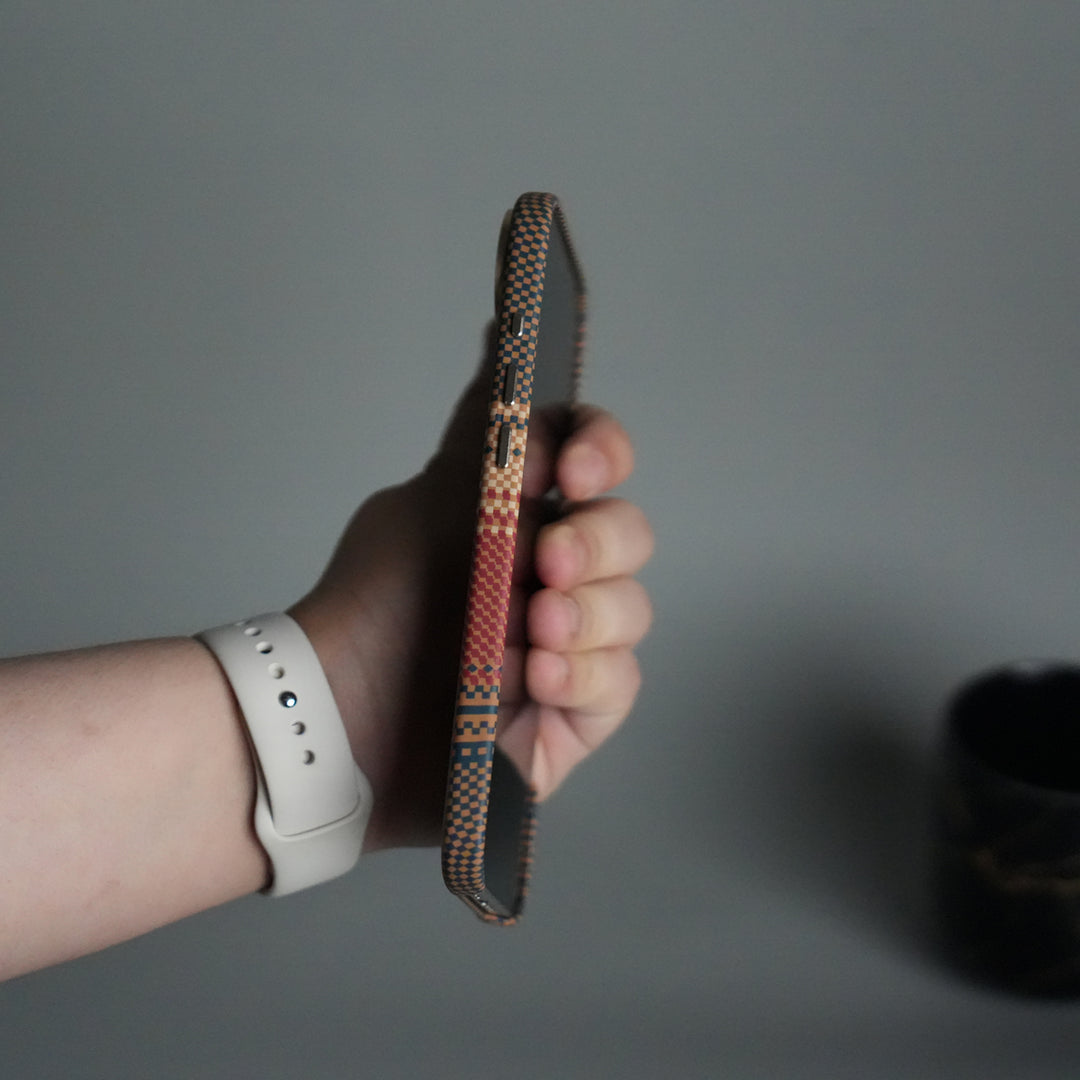 iPhone 17 Air Premium Pattern Back Case with Metal Kickstand | Slim Shockproof Protective Cover