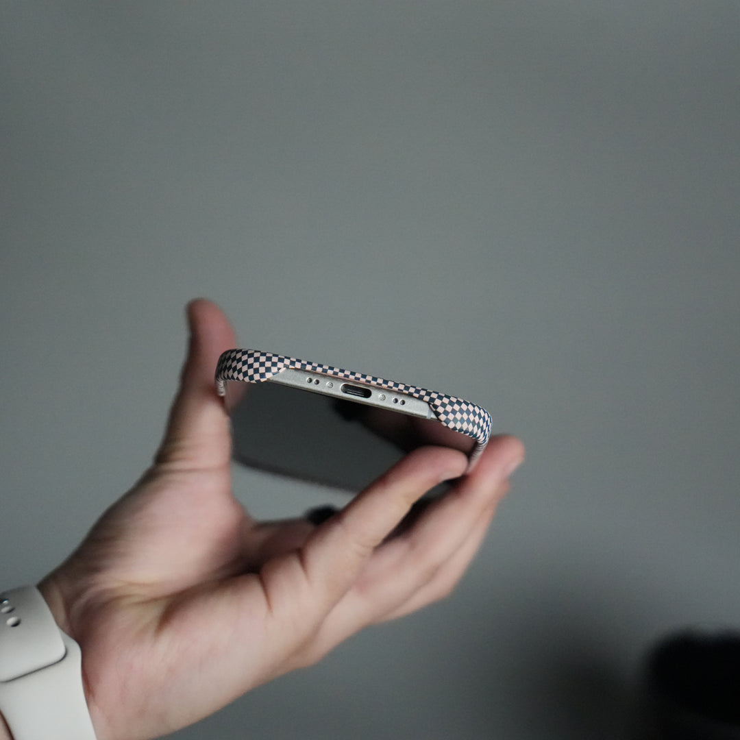 iPhone 17 Air Premium Pattern Back Case with Metal Kickstand | Slim Shockproof Protective Cover