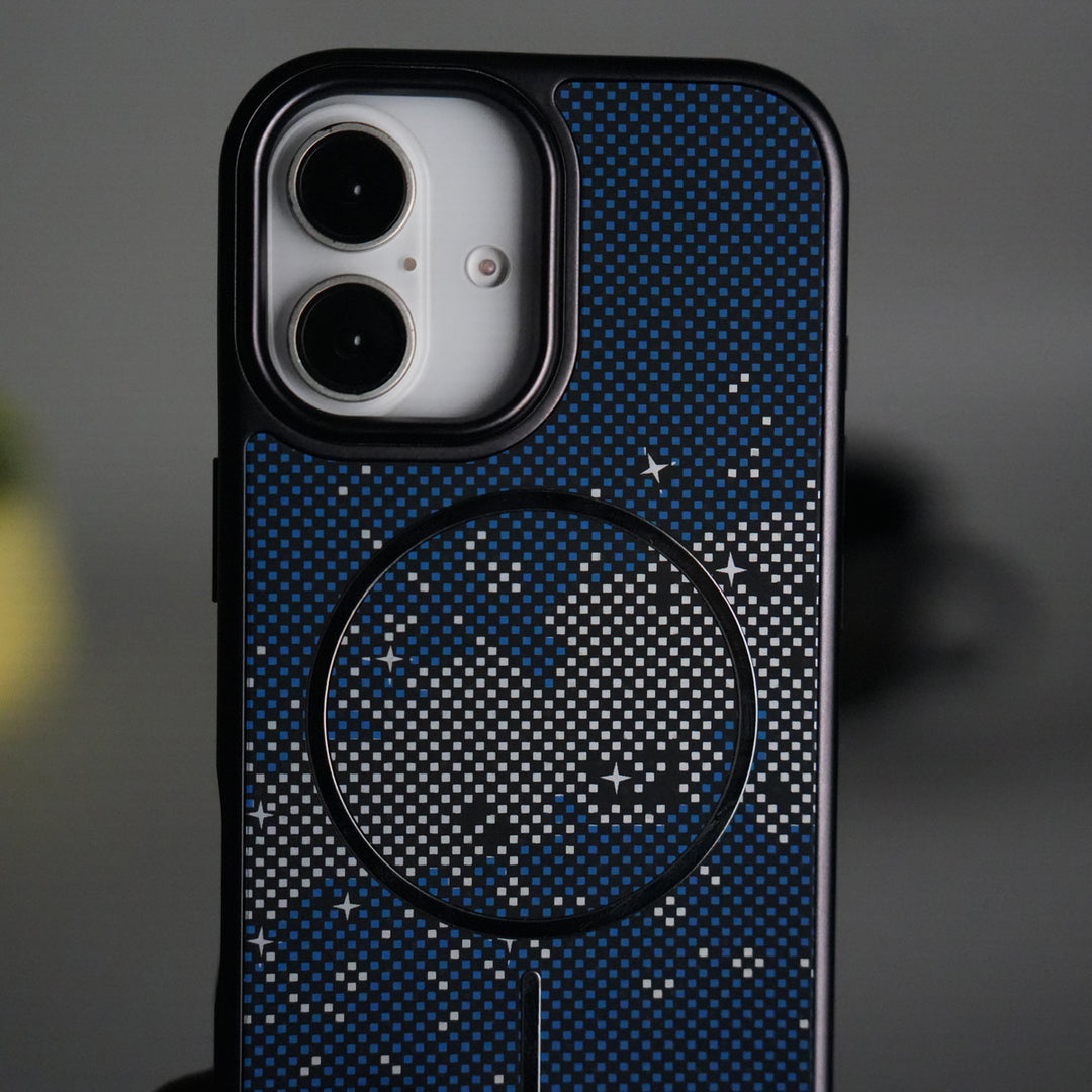 iPhone 17 Carbon Design Mag Ring Case Slim Protective Cover