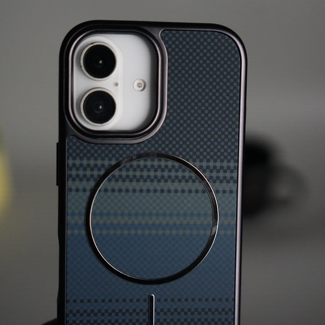 iPhone 17 Carbon Design Mag Ring Case Slim Protective Cover