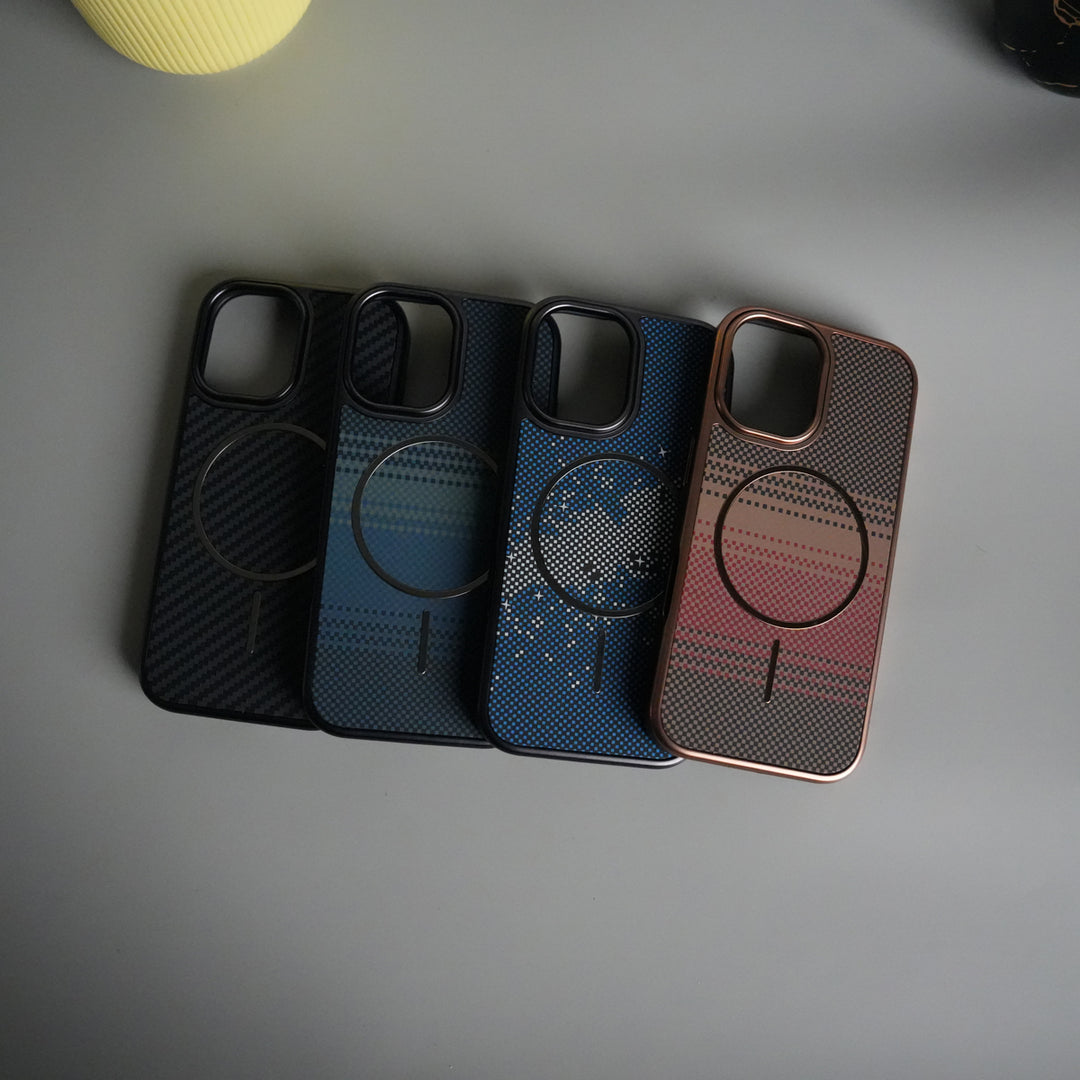iPhone 17 Carbon Design Mag Ring Case Slim Protective Cover