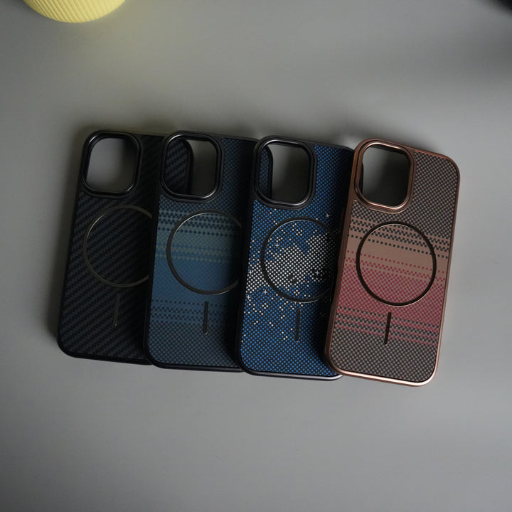 iPhone 17 Carbon Design Mag Ring Case Slim Protective Cover