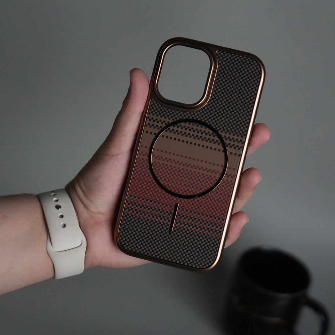 iPhone 17 Carbon Design Mag Ring Case Slim Protective Cover