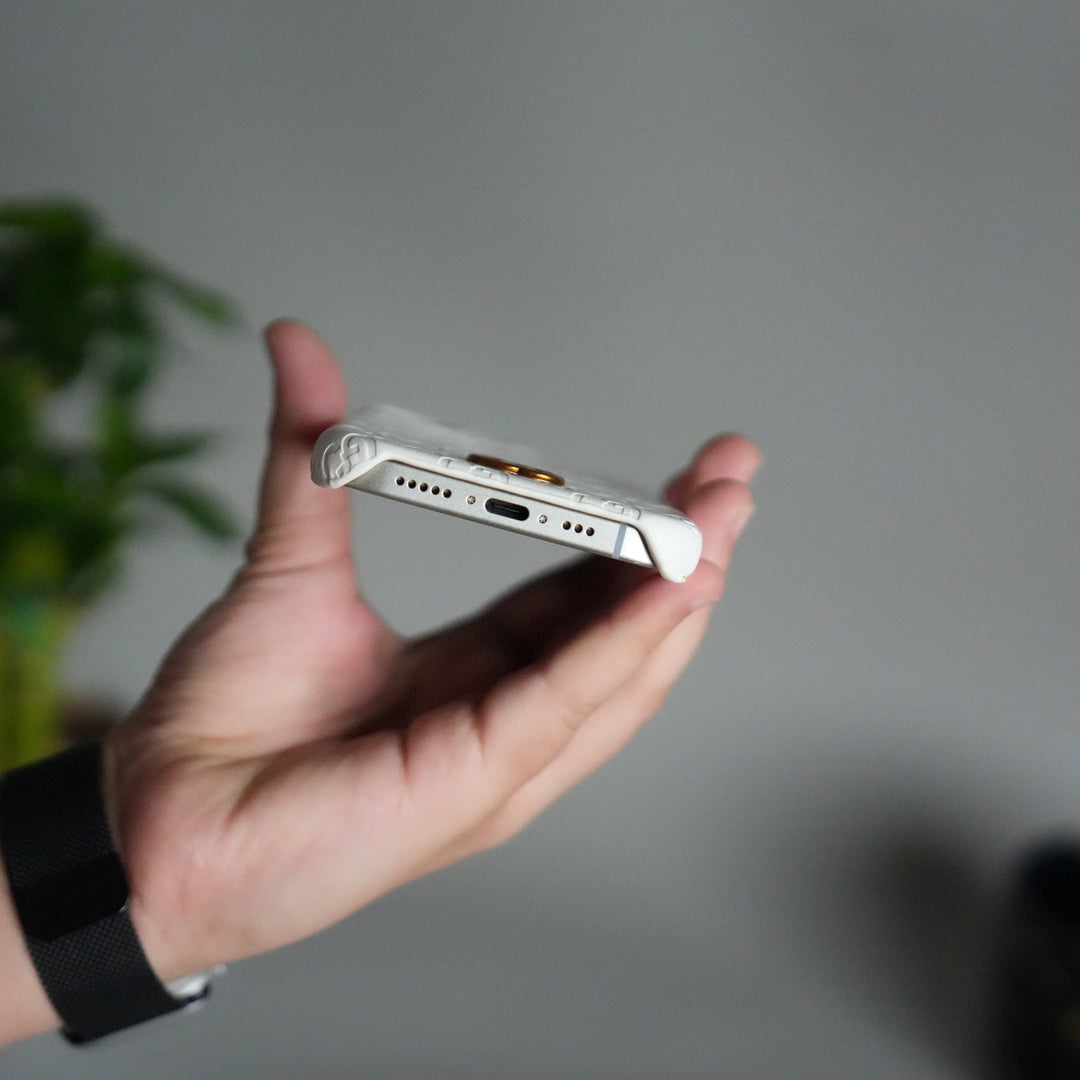 iPhone 17 Luxury GG Fashion Leather Brand Case Cover