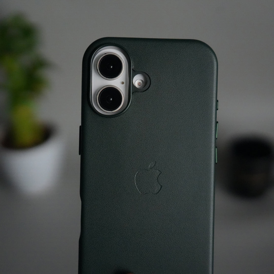 iPhone 17 MagSafe PU Leather Back Cover | Premium PU Leather | Slim & Elegant Hard Case