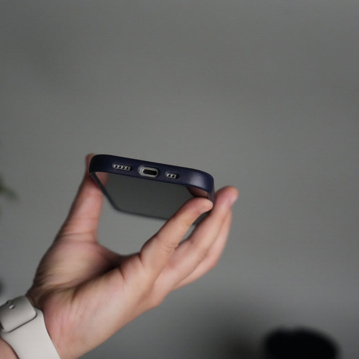 iPhone 17 MagSafe PU Leather Back Cover | Premium PU Leather | Slim & Elegant Hard Case