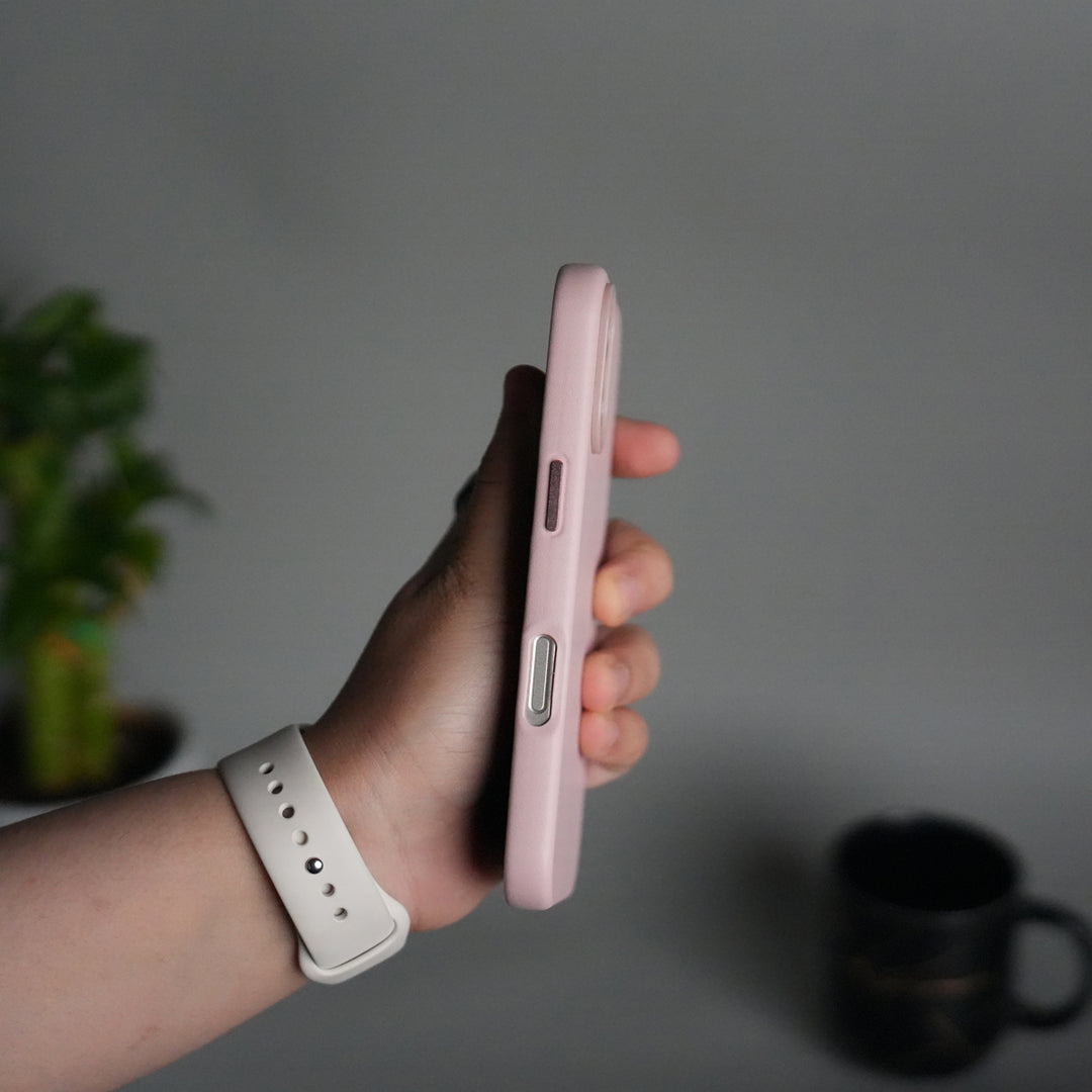 iPhone 17 MagSafe PU Leather Back Cover | Premium PU Leather | Slim & Elegant Hard Case