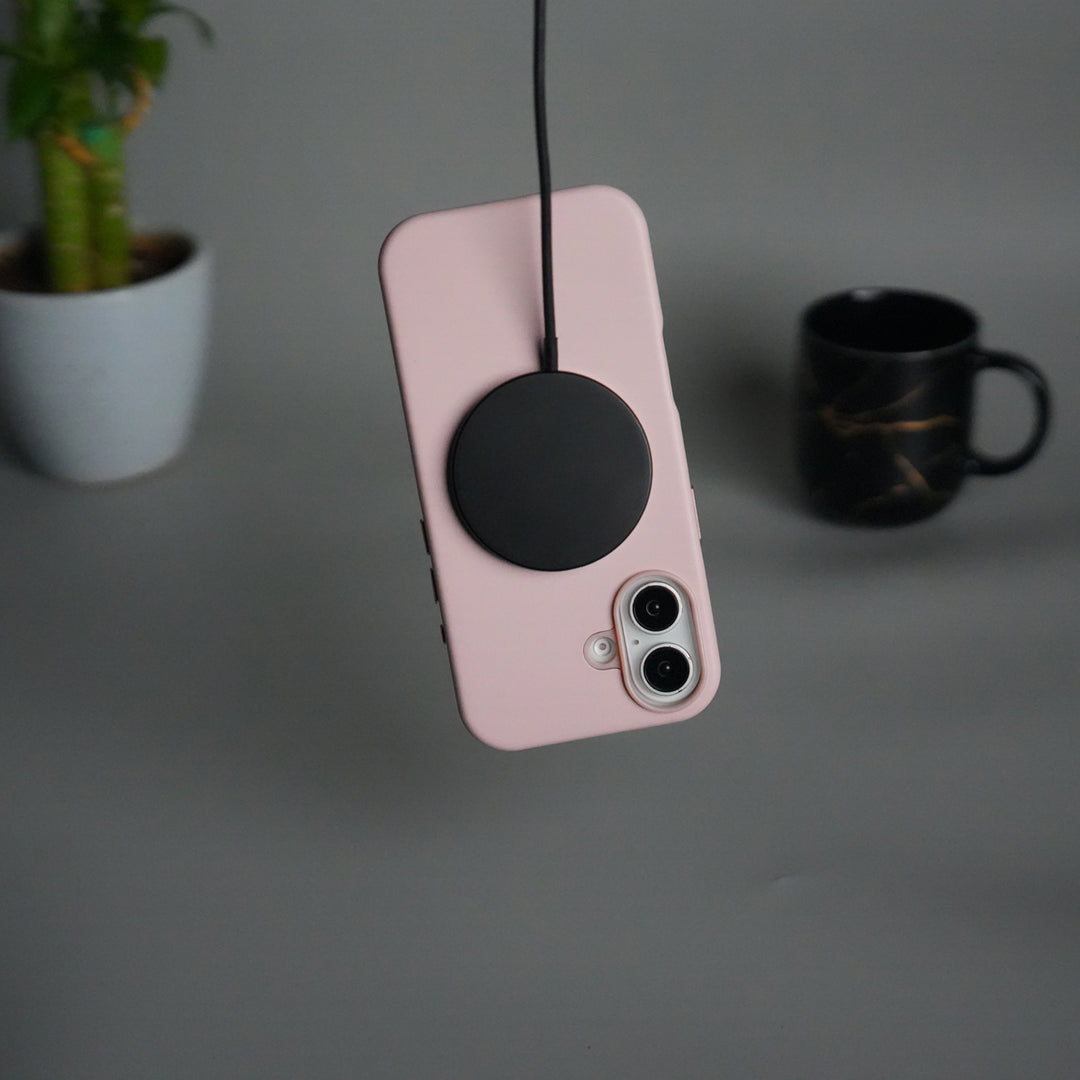 iPhone 17 MagSafe PU Leather Back Cover | Premium PU Leather | Slim & Elegant Hard Case