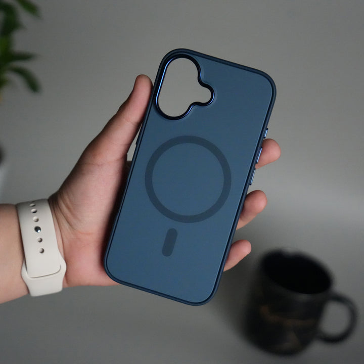 iPhone 17 Matte MagSafe Case | Electroplated Camera Frame | Shockproof Back Cover