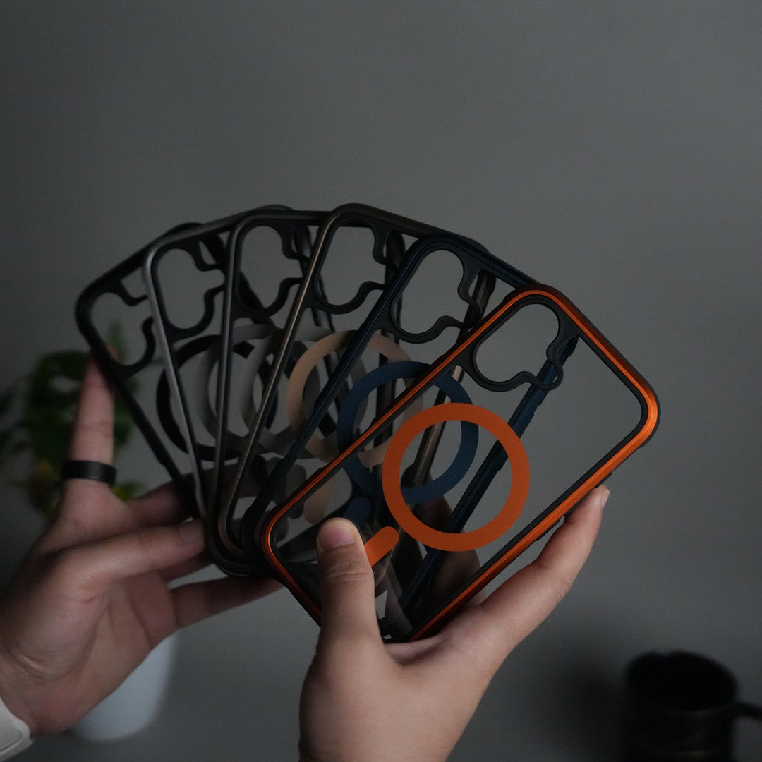 iPhone 17 Military Grade Durable Aluminum Frame MagSafe Case | Anti-Yellowing Technology Case