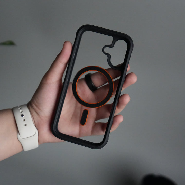 iPhone 17 Military Grade Durable Aluminum Frame MagSafe Case | Anti-Yellowing Technology Case