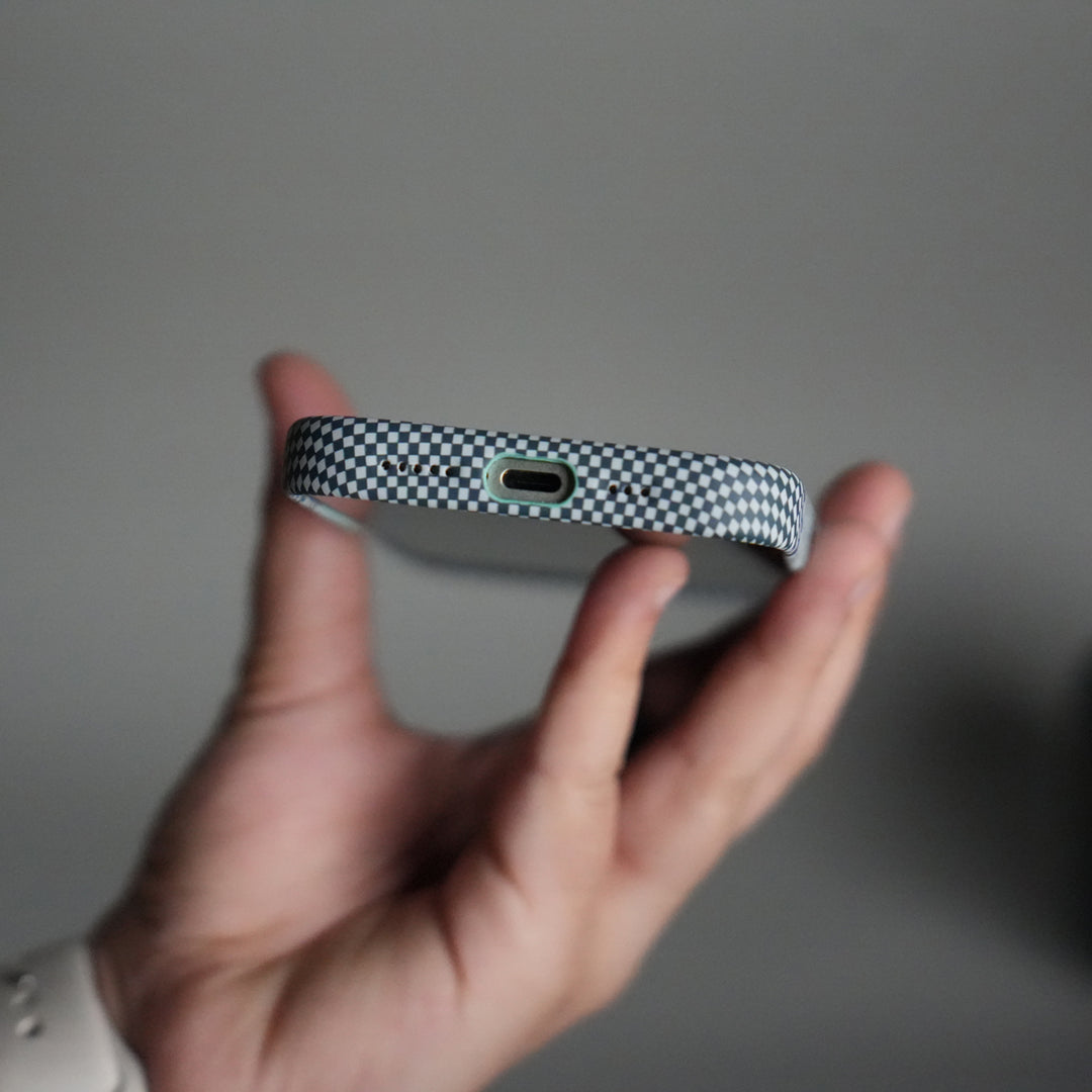 iPhone 17 Premium Pattern Back Case with Metal Kickstand | Slim Shockproof Protective Cover