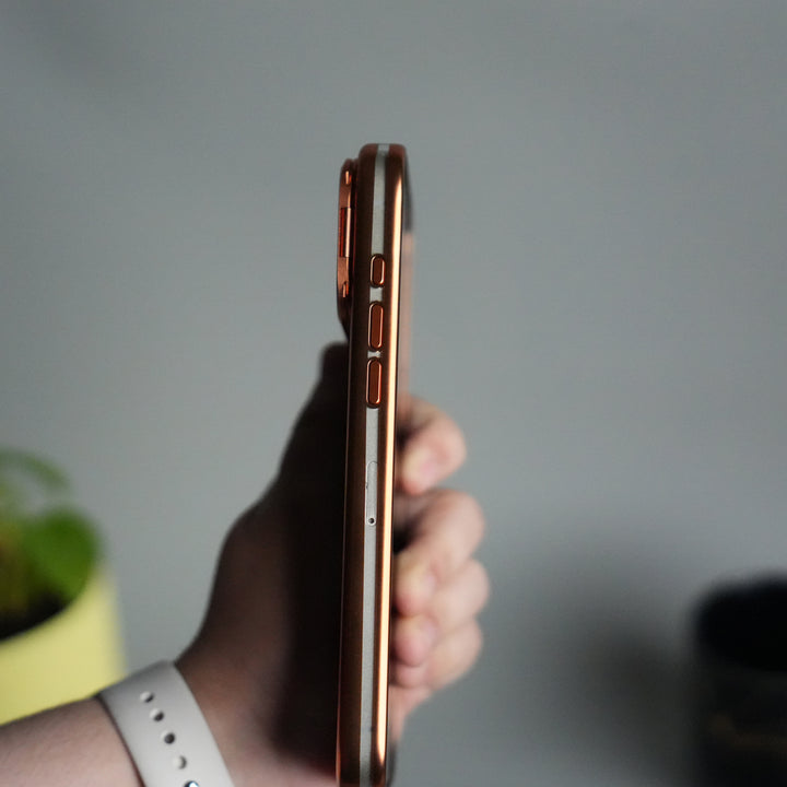 iPhone 17 Pro CrystalView MagSafe Case with Metal Camera Frame Kickstand Cover