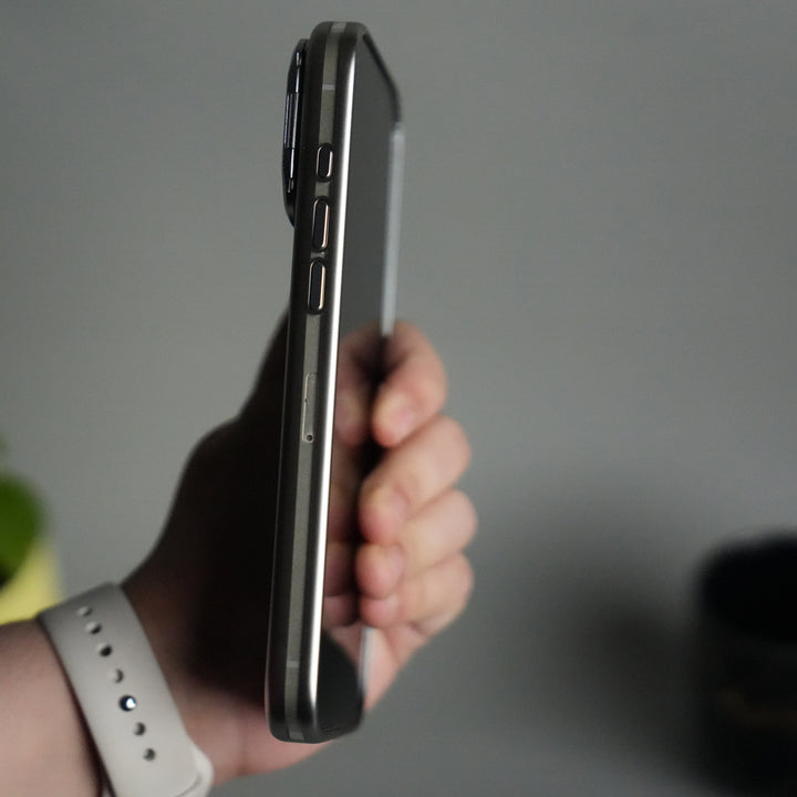 iPhone 17 Pro CrystalView MagSafe Case with Metal Camera Frame Kickstand Cover