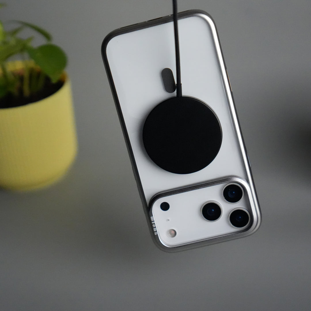 iPhone 17 Pro CrystalView MagSafe Case with Metal Camera Frame Kickstand Cover