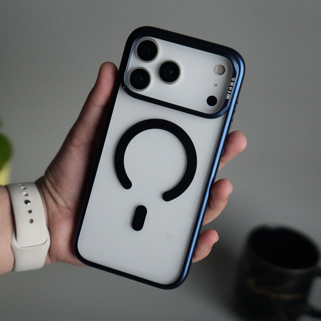 iPhone 17 Pro CrystalView MagSafe Case with Metal Camera Frame Kickstand Cover