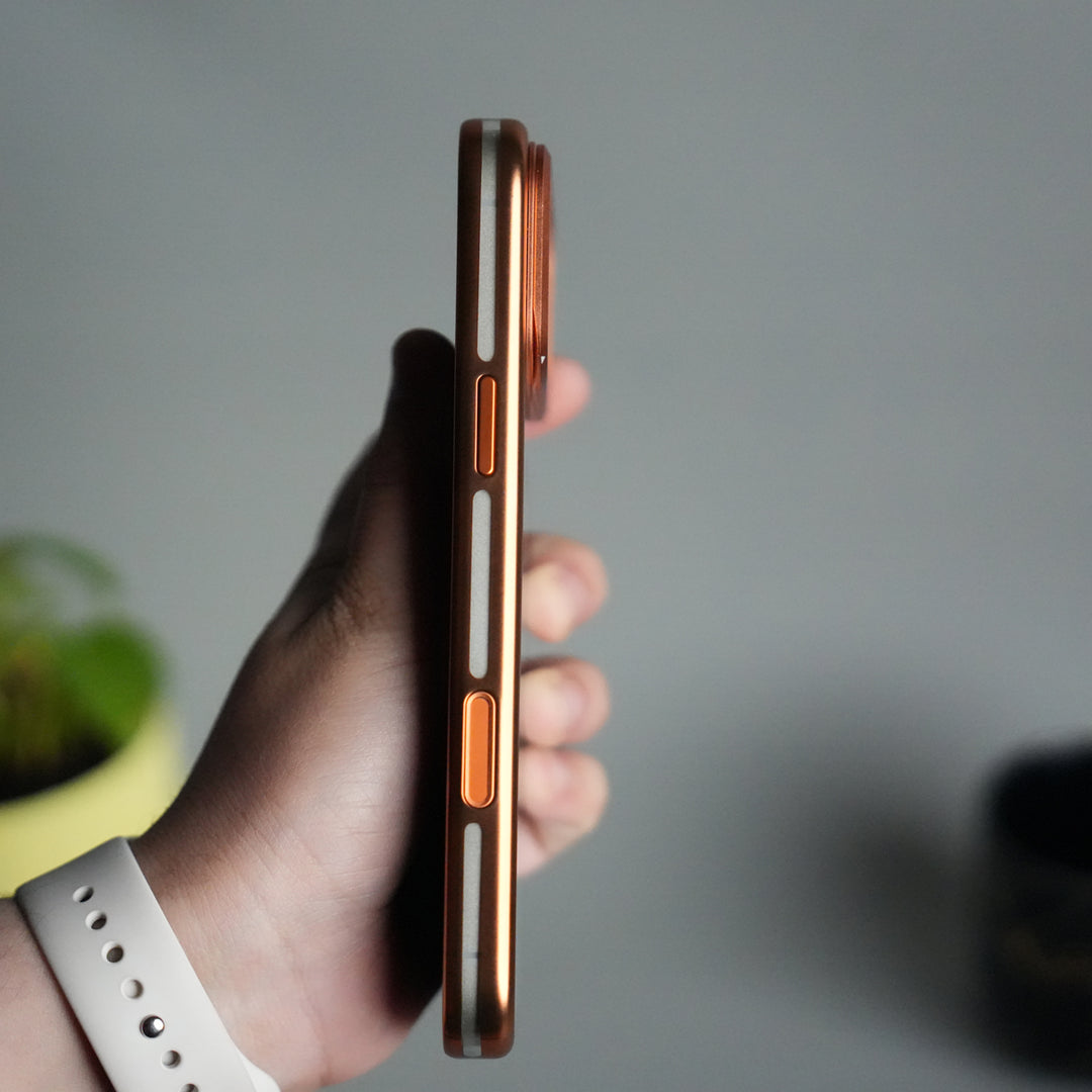 iPhone 17 Pro CrystalView MagSafe Case with Metal Camera Frame Kickstand Cover