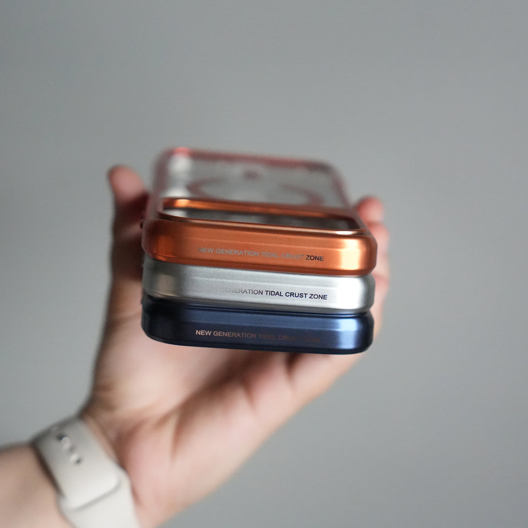 iPhone 17 Pro Electroplated Frame Transparent Magsafe Case