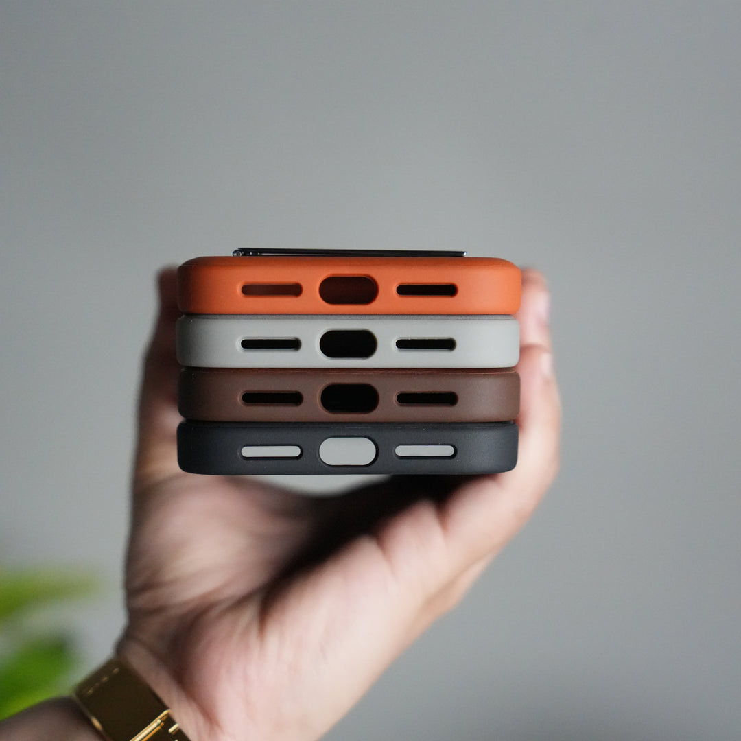 iPhone 17 Pro Full PU Leather Inbuilt Metal Stand Case Cover