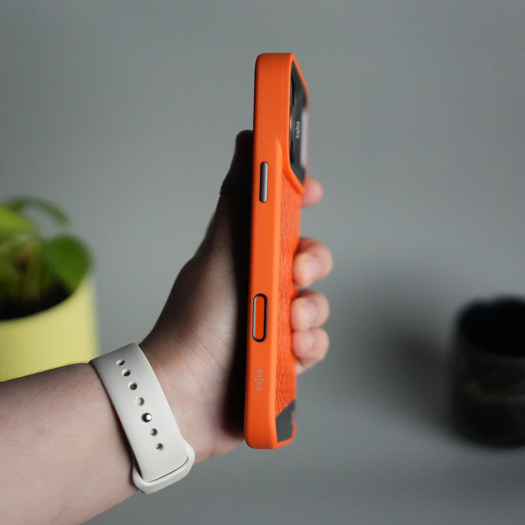 iPhone 17 Pro GeoMaze Pattern Leather Case | Premium Luxury Back Cover with Metal Camera Frame