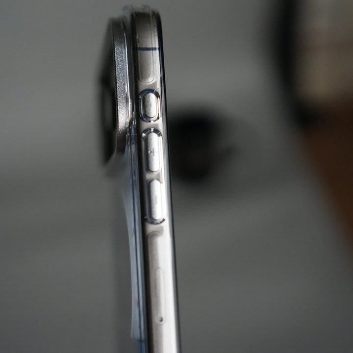 iPhone 17 Pro Hard Crystal Transparent MagSafe Case | Anti-Yellow Clear Back Cover with Metal Camera Bump