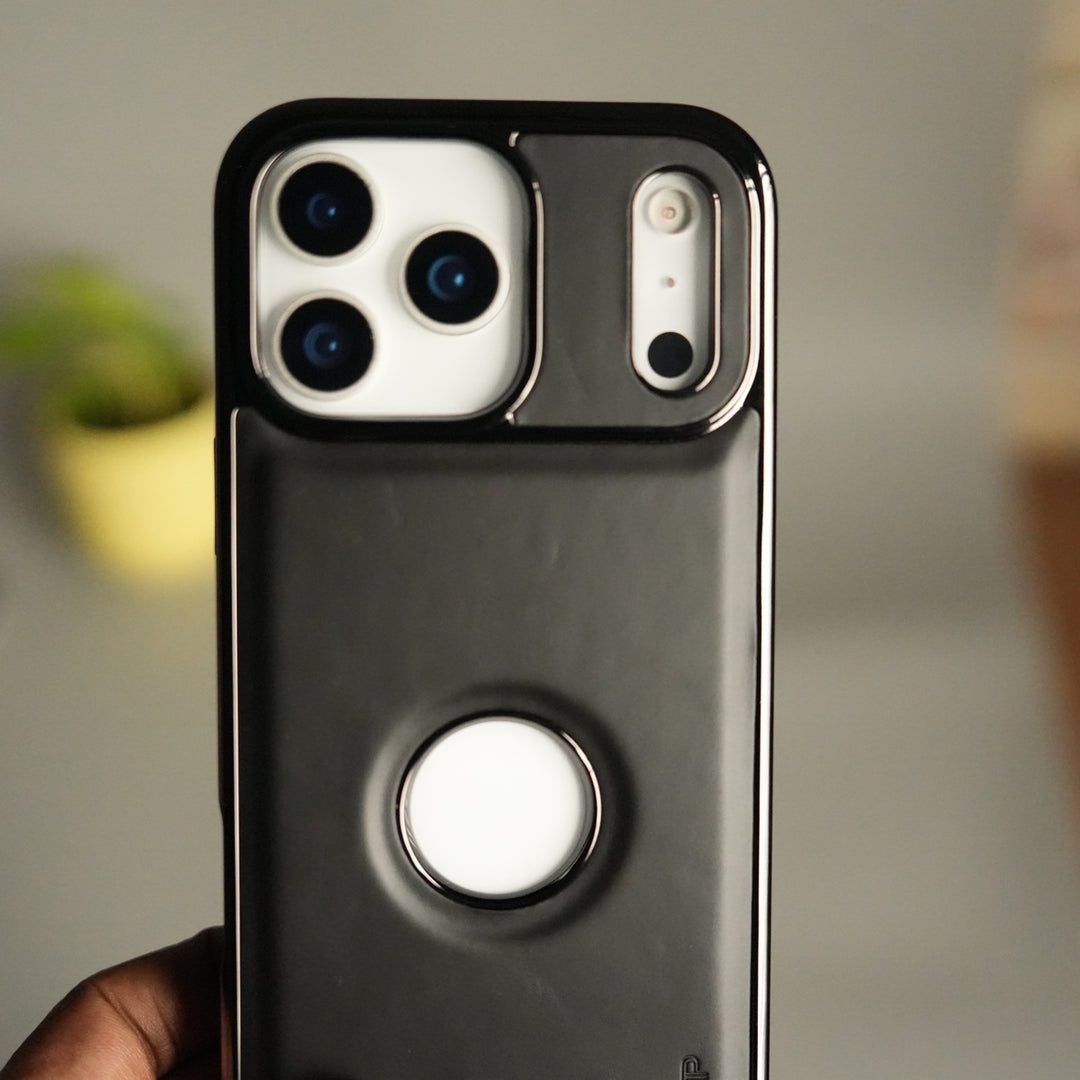 iPhone 17 Pro JTP PU Leather Logo Cut Case Premium Finish Cover