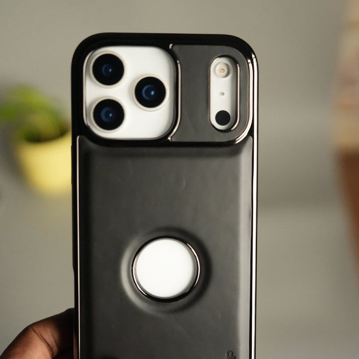 iPhone 17 Pro JTP PU Leather Logo Cut Case Premium Finish Cover