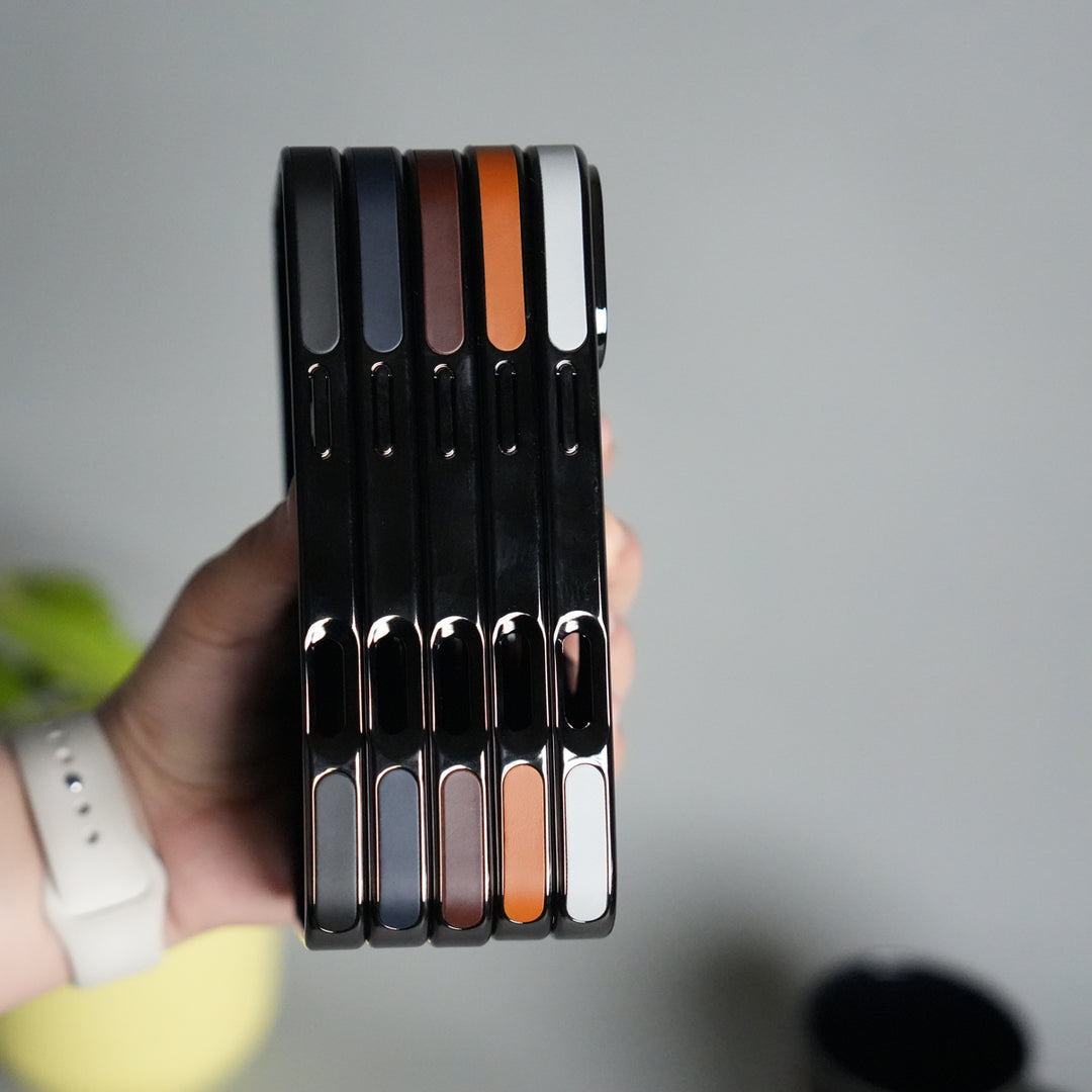 iPhone 17 Pro JTP PU Leather Logo Cut Case Premium Finish Cover