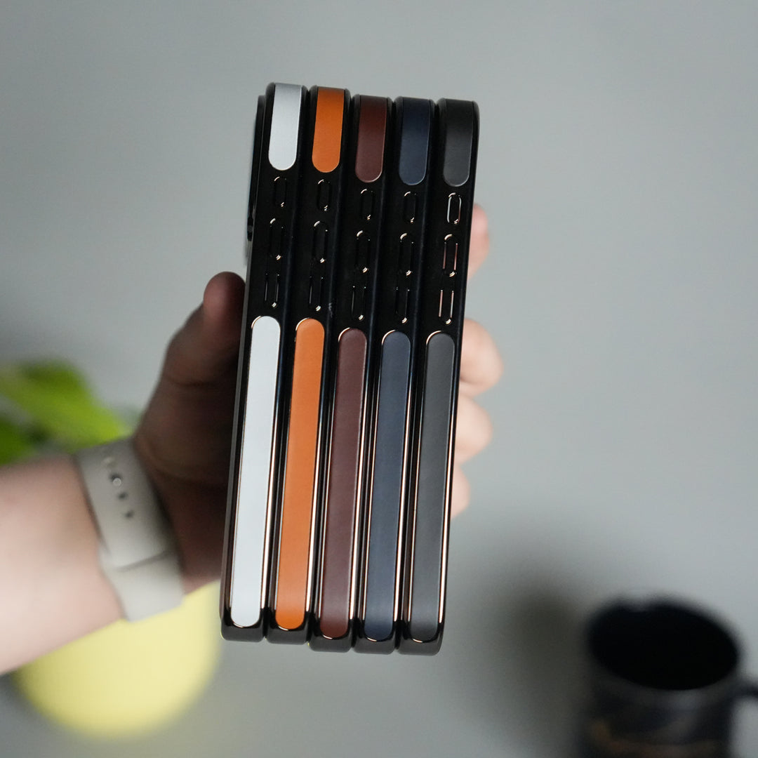 iPhone 17 Pro JTP PU Leather Logo Cut Case Premium Finish Cover