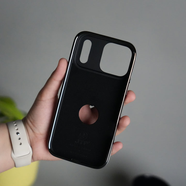 iPhone 17 Pro JTP PU Leather Logo Cut Case Premium Finish Cover