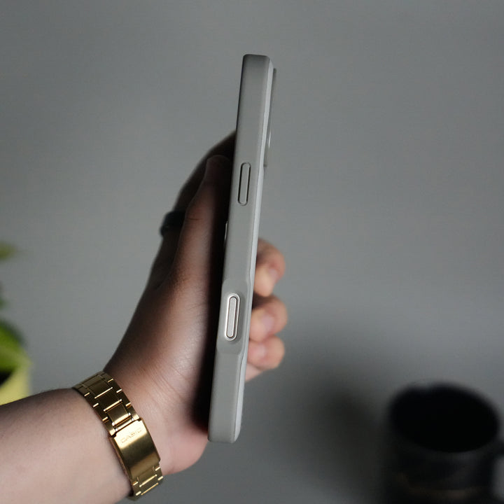 iPhone 17 Pro Leather Case | Classic Middle Stitched PU Back Cover