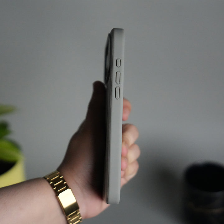 iPhone 17 Pro Leather Case | Classic Middle Stitched PU Back Cover