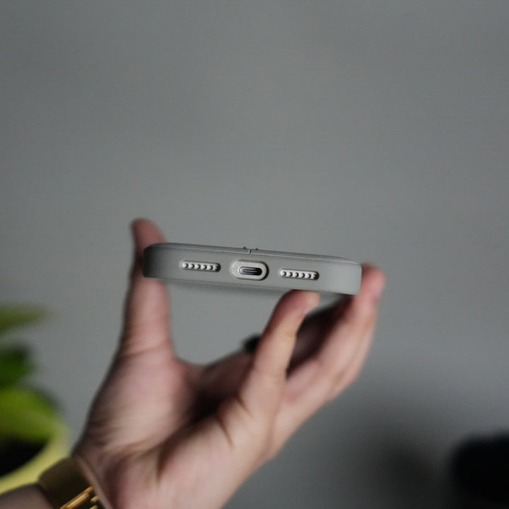 iPhone 17 Pro Leather Case | Classic Middle Stitched PU Back Cover