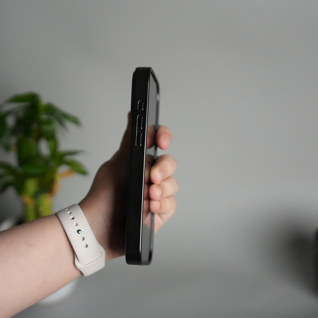 iPhone 17 Pro Leather Mate Chrome Plated Kick Stand Case Cover